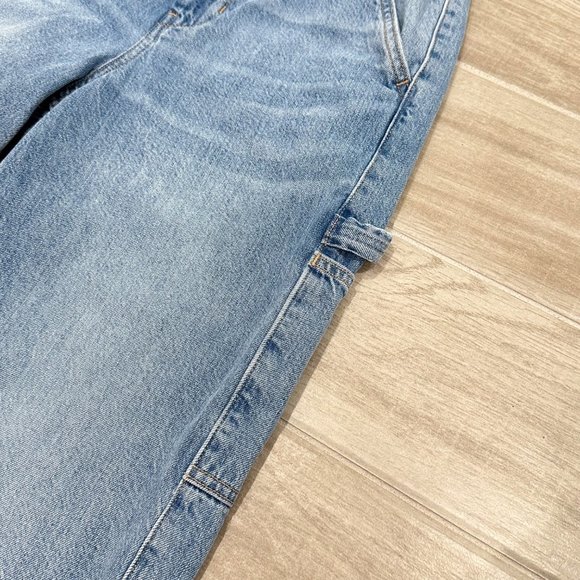 American Eagle Highest Rise 90s Boyfriend Carpenter Jeans in Medium Wash Denim - Picture 7 of 16